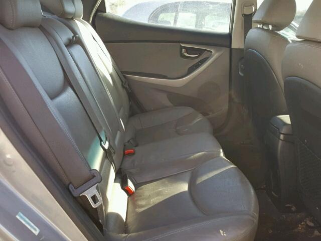 KMHDH4AE8DU937488 - 2013 HYUNDAI ELANTRA GL GRAY photo 6