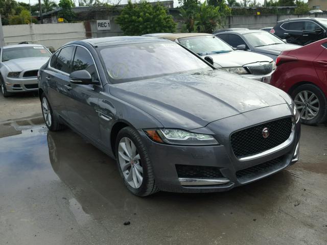 SAJBD4BN2HCY33940 - 2017 JAGUAR XF PREMIUM GRAY photo 1