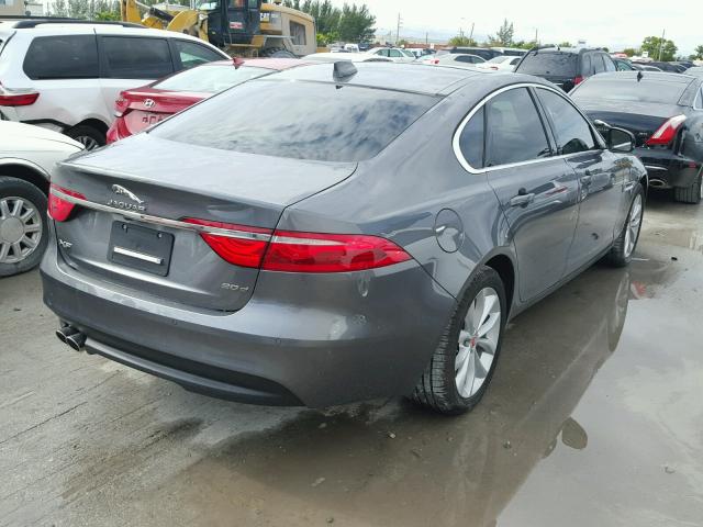 SAJBD4BN2HCY33940 - 2017 JAGUAR XF PREMIUM GRAY photo 4