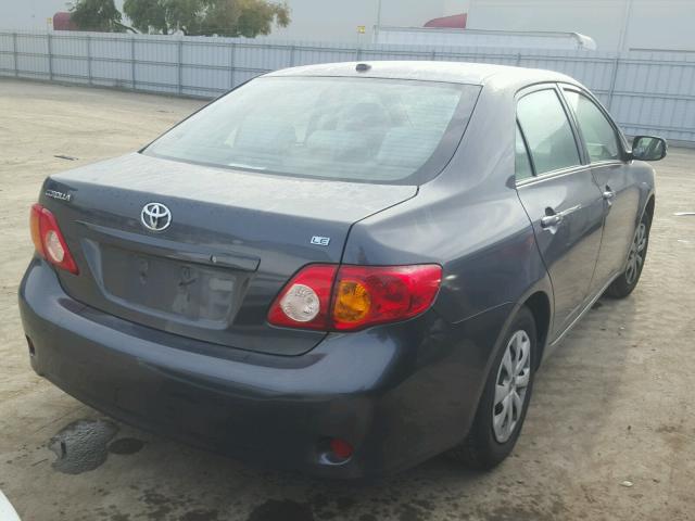 1NXBU4EEXAZ315516 - 2010 TOYOTA COROLLA BA GRAY photo 4