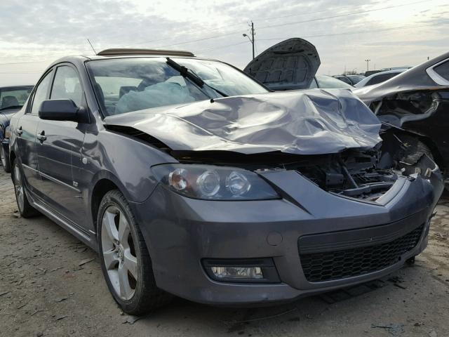 JM1BK324081117653 - 2008 MAZDA 3 S GRAY photo 1