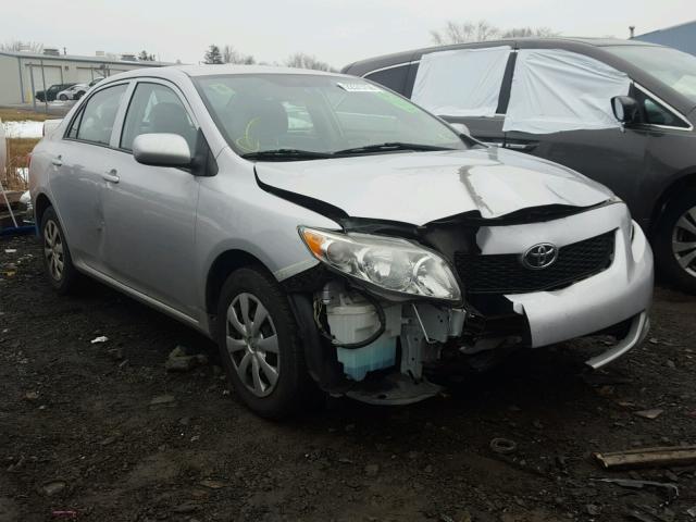 2T1BU4EE2AC518630 - 2010 TOYOTA COROLLA BA SILVER photo 1