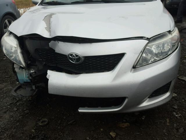 2T1BU4EE2AC518630 - 2010 TOYOTA COROLLA BA SILVER photo 9