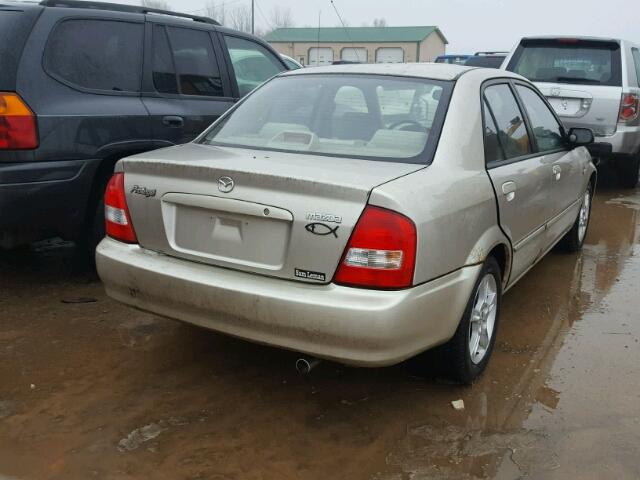 JM1BJ226931132997 - 2003 MAZDA PROTEGE DX TAN photo 4