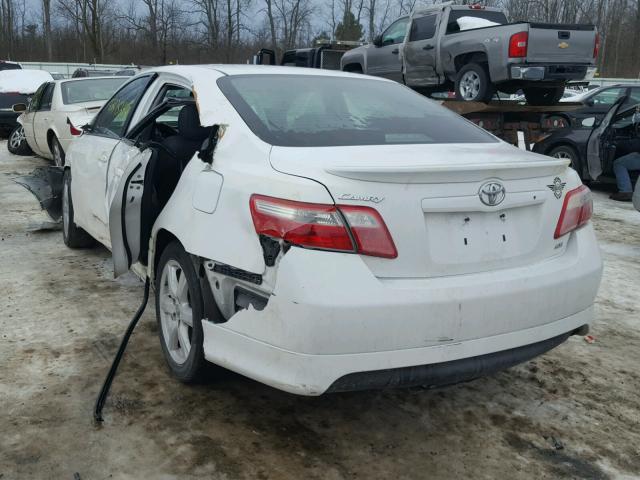 4T1BE46K49U899635 - 2009 TOYOTA CAMRY BASE WHITE photo 3