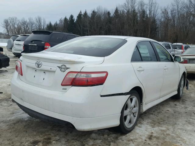 4T1BE46K49U899635 - 2009 TOYOTA CAMRY BASE WHITE photo 4