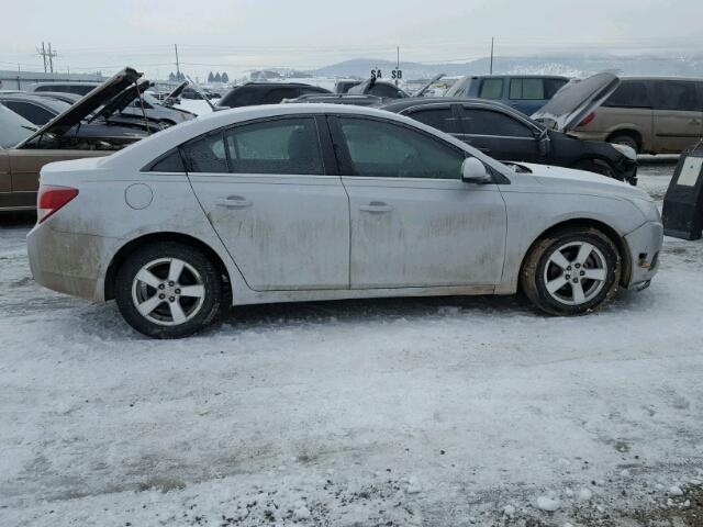 1G1PF5SC1C7297298 - 2012 CHEVROLET CRUZE LT SILVER photo 9