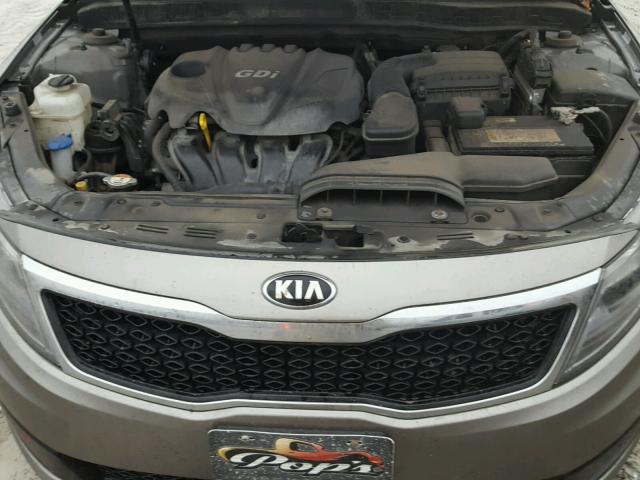 5XXGM4A73DG150226 - 2013 KIA OPTIMA LX GRAY photo 7