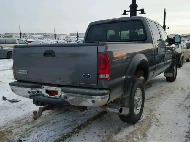 1FTWW31P96ED47165 - 2006 FORD F350 SRW S GRAY photo 4