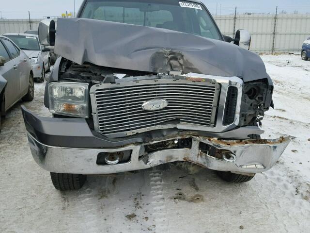 1FTWW31P96ED47165 - 2006 FORD F350 SRW S GRAY photo 9