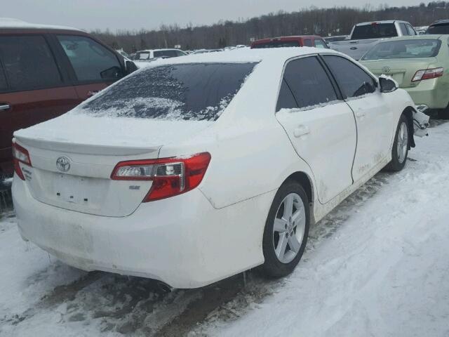 4T1BF1FK9DU670114 - 2013 TOYOTA CAMRY L WHITE photo 4