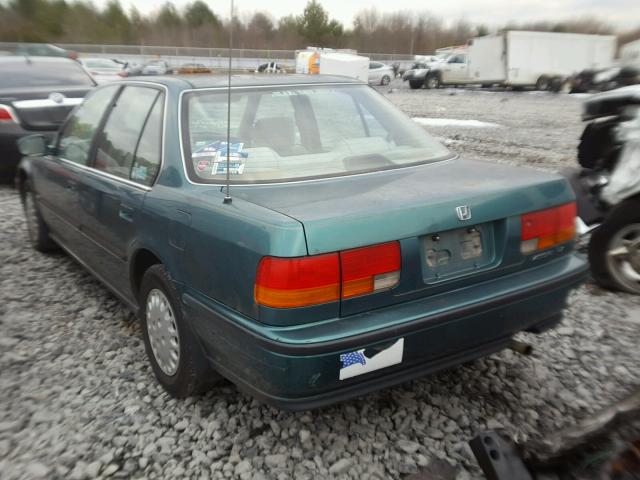 1HGCB7653NA233568 - 1992 HONDA ACCORD LX GREEN photo 3