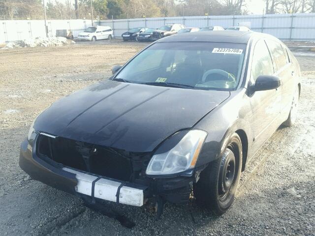 1N4BA41E96C847202 - 2006 NISSAN MAXIMA SE BLACK photo 2