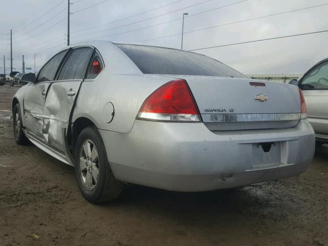 2G1WG5EK0B1286803 - 2011 CHEVROLET IMPALA LT SILVER photo 3