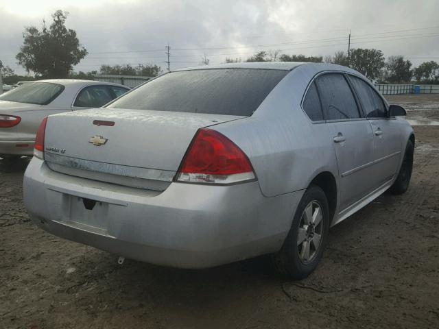 2G1WG5EK0B1286803 - 2011 CHEVROLET IMPALA LT SILVER photo 4