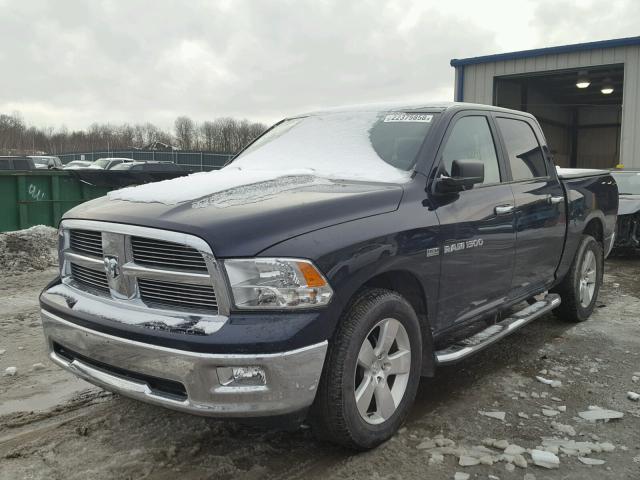 1C6RD7LT5CS177413 - 2012 DODGE RAM 1500 S BLUE photo 2