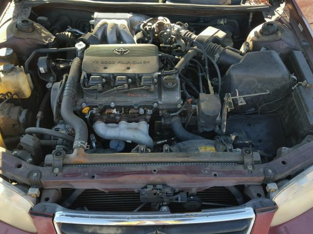 4T1BF28K8YU095853 - 2000 TOYOTA CAMRY LE BURGUNDY photo 7