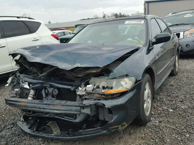 1HGCG16581A069100 - 2001 HONDA ACCORD EX GREEN photo 2