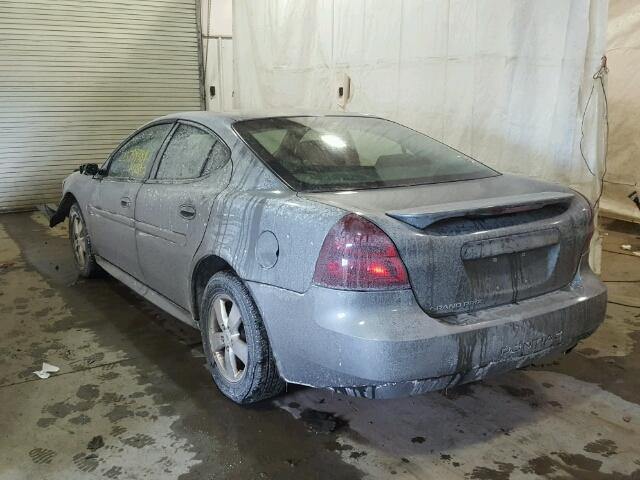 2G2WP552581116926 - 2008 PONTIAC GRAND PRIX GRAY photo 3