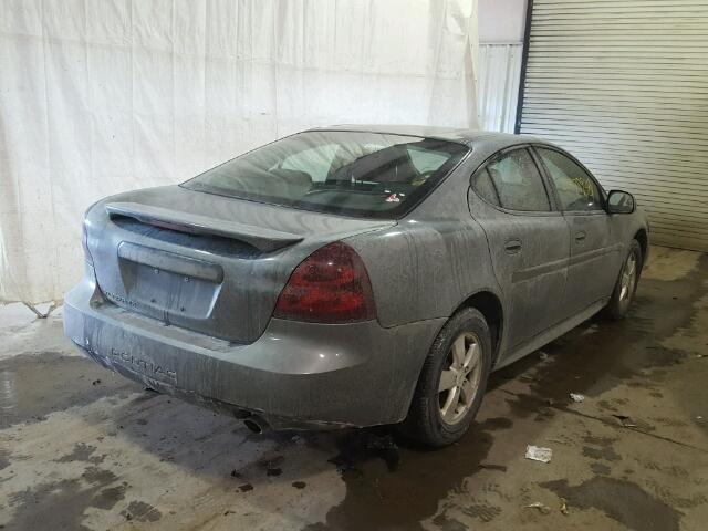 2G2WP552581116926 - 2008 PONTIAC GRAND PRIX GRAY photo 4