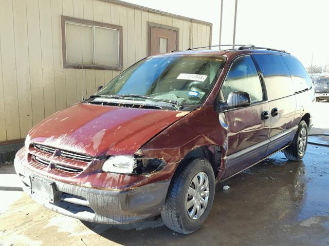 2B4GP44R0WR629053 - 1998 DODGE GRAND CARA MAROON photo 2