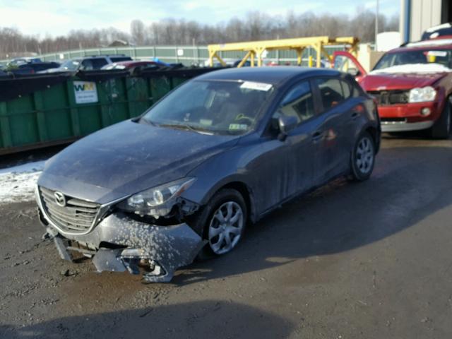 JM1BM1K77E1145244 - 2014 MAZDA 3 SPORT GRAY photo 2