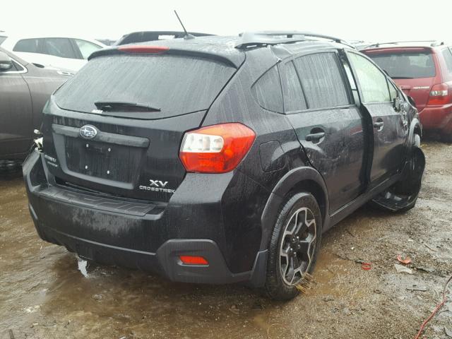 JF2GPAVC7EH334796 - 2014 SUBARU XV CROSSTR BLACK photo 4