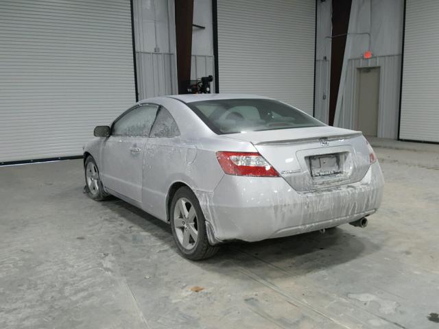 2HGFG12978H573526 - 2008 HONDA CIVIC EXL SILVER photo 3