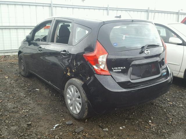 3N1CE2CPXEL385258 - 2014 NISSAN VERSA NOTE BLACK photo 3