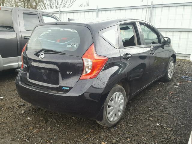 3N1CE2CPXEL385258 - 2014 NISSAN VERSA NOTE BLACK photo 4