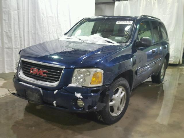 1GKDT13S642159647 - 2004 GMC ENVOY BLUE photo 2