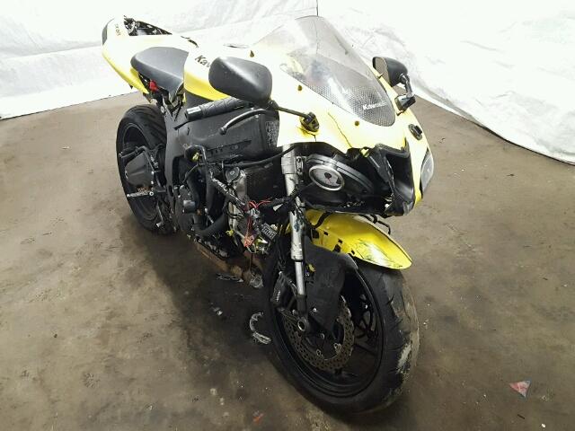 JKAZX4P138A041683 - 2008 KAWASAKI ZX600 P YELLOW photo 10