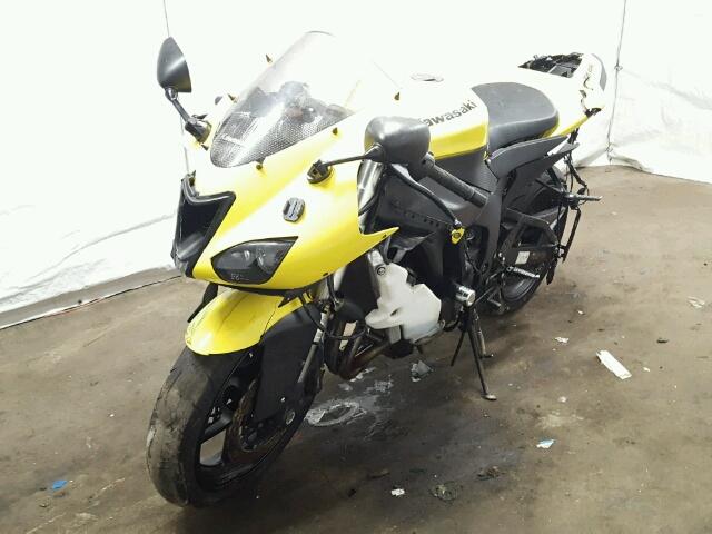 JKAZX4P138A041683 - 2008 KAWASAKI ZX600 P YELLOW photo 2