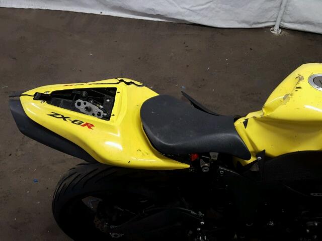 JKAZX4P138A041683 - 2008 KAWASAKI ZX600 P YELLOW photo 6