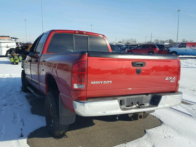 3D7KS28D66G109188 - 2006 DODGE RAM 2500 S MAROON photo 3