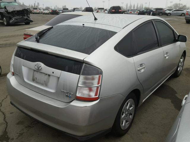 JTDKB20U457034944 - 2005 TOYOTA PRIUS SILVER photo 4