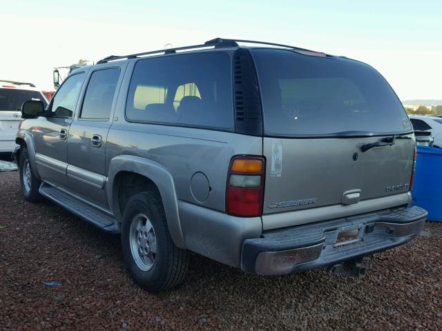 1GNEC16Z42J328809 - 2002 CHEVROLET SUBURBAN C TAN photo 3