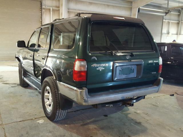 JT3HN86R1X0250824 - 1999 TOYOTA 4RUNNER SR GREEN photo 3