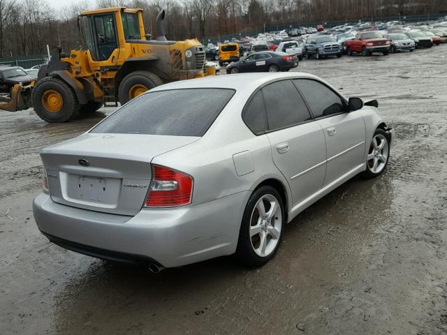 4S3BL626877211954 - 2007 SUBARU LEGACY 2.5 SILVER photo 4