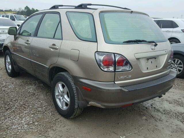 JTJGF10U020149000 - 2002 LEXUS RX 300 BROWN photo 3