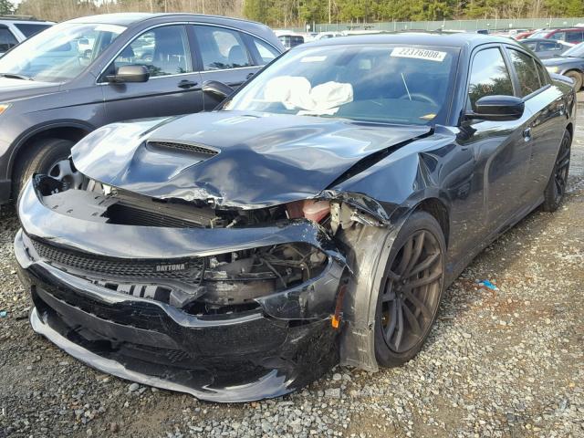 2C3CDXGJ8HH535386 - 2017 DODGE CHARGER R/ BLACK photo 2