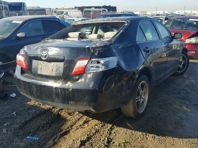 4T1BE46K57U717163 - 2007 TOYOTA CAMRY NEW BLACK photo 4