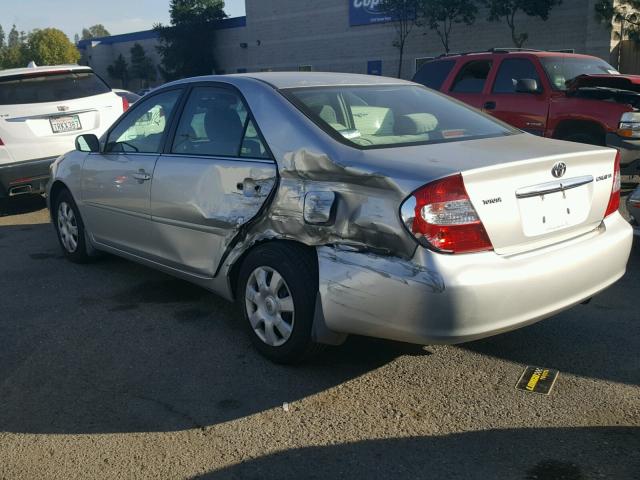 4T1BE32K14U852359 - 2004 TOYOTA CAMRY LE SILVER photo 3