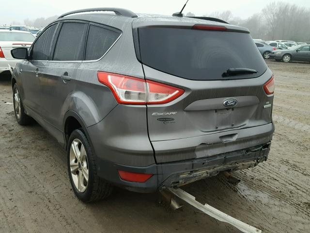 1FMCU0GX1EUD24767 - 2014 FORD ESCAPE SE GRAY photo 3