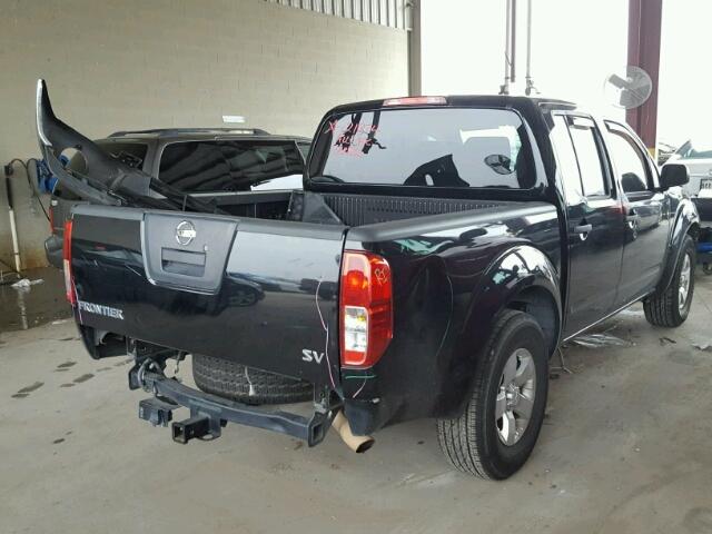 1N6AD0ER9BC437672 - 2011 NISSAN FRONTIER S BLACK photo 4