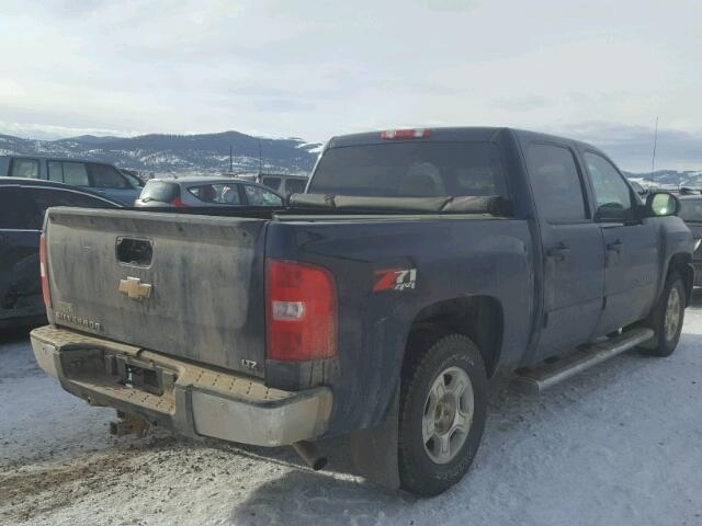 2GCEK13M271585828 - 2007 CHEVROLET SILVERADO BLUE photo 4