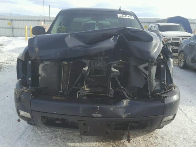 2GCEK13M271585828 - 2007 CHEVROLET SILVERADO BLUE photo 9