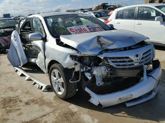 5YFBU4EE5DP195209 - 2013 TOYOTA COROLLA BA SILVER photo 1