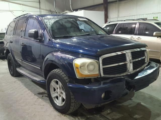 1D4HB58D64F222730 - 2004 DODGE DURANGO LI BLUE photo 1