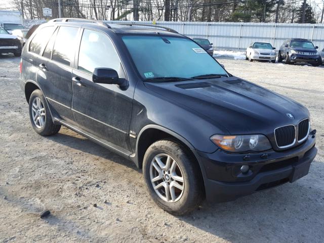 5UXFA13535LY06472 - 2005 BMW X5 3.0I BLACK photo 1